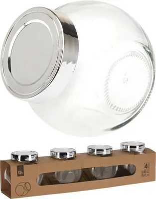Produktbild von Gewürzglas 4 Stück x 190 ml