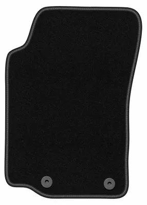 Image de Tapis conducteur en moquette pour Peugeot 306 1993-2001 (cabriolet) – 1 pièce, noir, sur mesure – Wielganizator BASIC