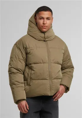 Immagine prodotto di Urban Classics Giacca invernale da uomo con cappuccio con patta oliv M