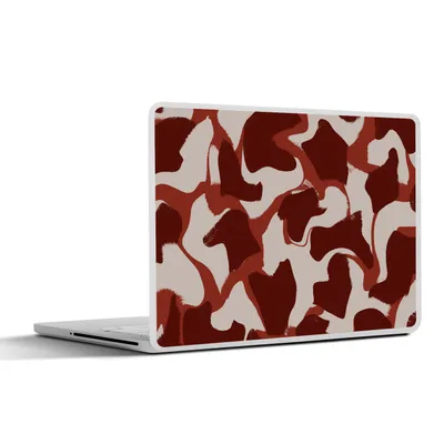 Produktbild von MuchoWow® Laptop Aufkleber Sticker Cover Abstrakt - Braun - Farben - Pastell 31x22.5 cm - Laptop-Deko