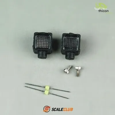 Produktbild von ScaleClub Scheinwerfer rechteck mit LED