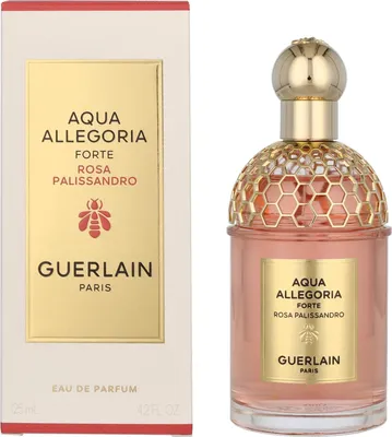 Produktbild von Guerlain Aqua Allegoria Rosa Palissandro Forte, Frauen, 125 ml, Nachfüllbare Flasche, Spray, - ALCOHOL - PARFUM (FRAGRANCE) - AQUA (WATER) - LINALOOL - GERANIOL - LIMONENE -..., 1 Stück(e)