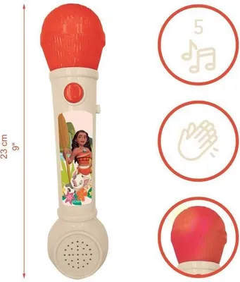 Image de Microphone Lumineux avec Mélodies, Effets Sonores, Haut-parleur intégré, Lumières Multicolores