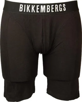 Immagine prodotto di Boxer uomo BIKKEMBERGS lungo elastico a vista cotone elasticizzato underwear articolo BKK1UBX10SI single pack long trunks, M - EU M - US S - FR 3, Cotone 95%,Spandex 5%