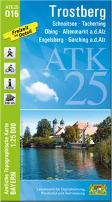 Obrázok produktu pre ATK25-O15 Trostberg (oficiálna topografická mapa 1:25000)