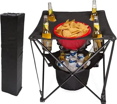 Produktbild von Famanu Campingtafel Multifunktional - Inklappbar mit 4 Getränkehaltern