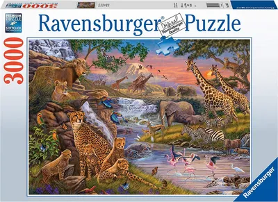 Produktbild von Ravensburger Puzzle 3000 Animal Kingdombeschädigt
