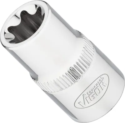 Produktbild von Vigor V2734N, Steckschlüsselbuchse, Edelstahl, 1 Kopf/Köpfe, 1/2", Metrisch, 16 mm