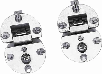Image de 2Pcs 90 Degree Zinc Alloy Door Flap Hinges Kitchen Bedroom Cupboard Cabinet Furniture Hardware
