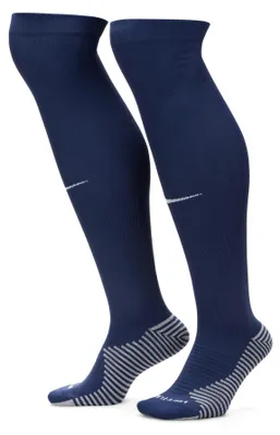 Immagine prodotto di Nike FQ8253-410 Strike Dri-FIT, calze unisex, alte, colore blu scuro/bianco, taglia M