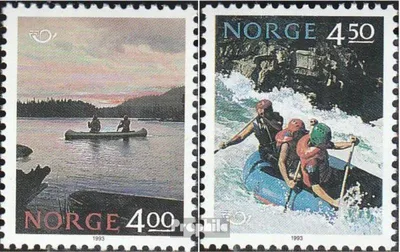 Produktbild von Briefmarken Norwegen 1993 Mi 1123-1124 (kompl.Ausg.) postfrisch Freimarken