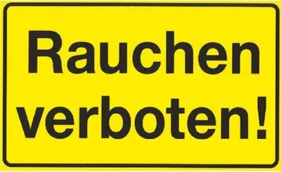 Produktbild von Hinweisschild - Rauchen verboten - Gr. 25 x 15cm - 308419
