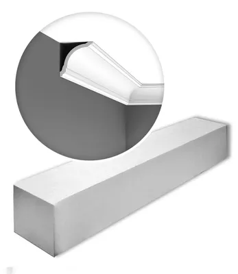 Immagine prodotto di Orac Decor CX199-box AXXENT 1 cartone con 24 strisce decorative Cornice per soffitto stile classico colore bianco | 48 m