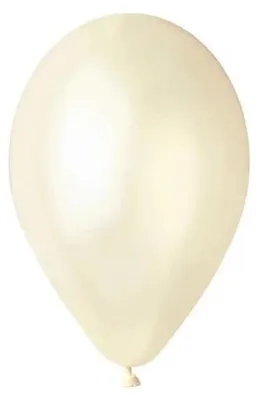 Immagine prodotto di Palloncini metallizzati color avorio, 30,5 cm, 100 pezzi - Godan