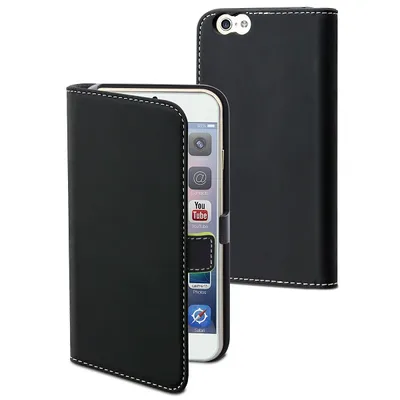 Produktbild von Muvit MUSLI0563, Blatt, Apple, iPhone 6 Plus, Schwarz
