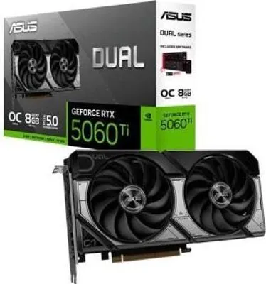 Produktbild von Grafikkarte  ASUS  Dual  RTX5060TI-O8G NVIDIA GeForce RTX 5060 Ti 8 GB GDDR7