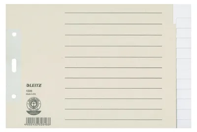 Produktbild von Leitz Register Blanko, Papier