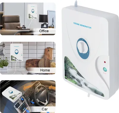 Immagine prodotto di Generatore di ozono, 220 V CA, potenza 8 W, produzione di ozono 600 mg/h, dimensioni 27 x 19 x 7,5 cm, durata di funzionamento 1-60 minuti
