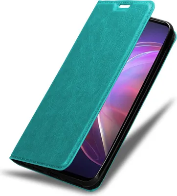 Produktbild von Cadorabo Hülle für Vivo V21 4G / 5G Schutz Hülle in Türkis Handyhülle Etui Case Cover Magnetverschluss
