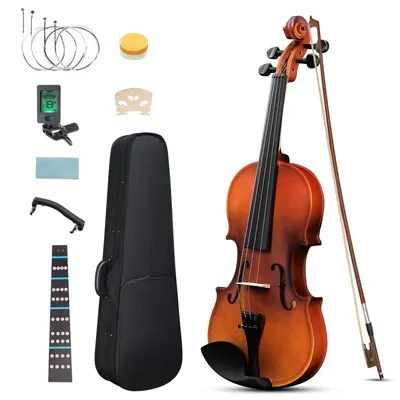 Produktbild von FCH Violine 3/4 Geige 3/4 Komplettset mit Zubehör für Anfänger