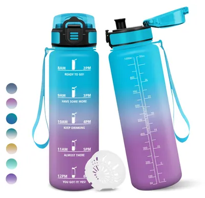 Produktbild von Motswedi 1000ml BPA-frei Sport Trinkflasche auslaufsicher