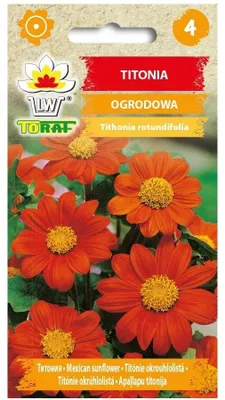 Zdjęcie produktu dla Titonia ogrodowa pomarańczowa Nasiona kwiatów - 662 Toraf