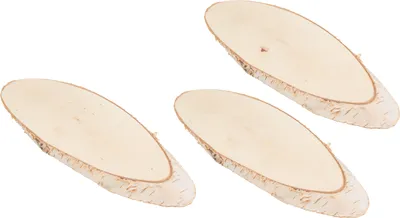 Produktbild von Birkenscheiben "Oval" 3 Stück