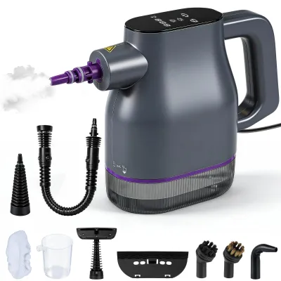 Dampfreiniger Handgerät 1350 W, 400 ml, 125 °C, 9 Zubehörteile