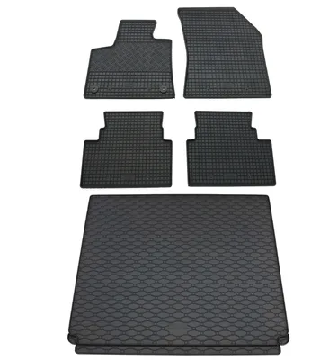 Produktbild von Rigum Gummi Fußmatten + Kofferraumwanne im Set für Citroen C5 Aircross PHEV