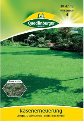 Produktbild von Quedlinburger Saatgut - Rasenerneuerung 45 g - Samen - 104712