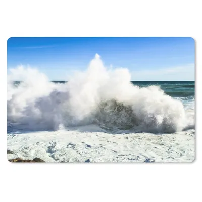 Produktbild von MuchoWow® Mauspad Mousepad Wellen - Meer - Italien 27x18 cm - Mousepads - Maus Mat - Pad - Mausunterlage - Büroartikel - Desk Matten