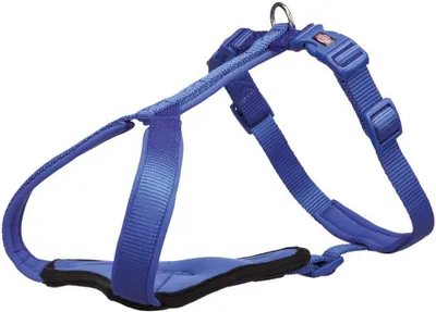 Image de Trixie harnais Premium Y - bleu royal - 55-70 cm/20 mm