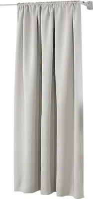 Produktbild von WOLTU Vorhang Gardinen Blickdicht mit Kräuselband für Schiene 250 g/m² Schwerer Thermovorhang, Creme 135x245cm (1 Stück)