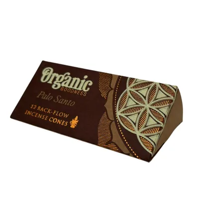 Obrázok produktu pre ARÔME Sada vonných kužeľov na tekúci dym Organic Goodness 12 ks Palo Santo