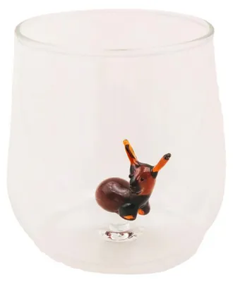 Produktbild von Eulenschnitt Trinkglas Rehfigur (370 ml)