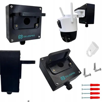 Image de Delospro E-BOX TO IPC-S7XP Boîtier Protection Caméra IP Noir