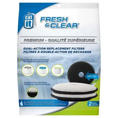 Obrázok produktu pre CATIT Premium-Ersatzfilter für Fresh&Clear Trinkbrunnen, 2er Set