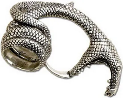 Produktbild von Ring Adderbite aus Hartzinn, Silber, 20mm