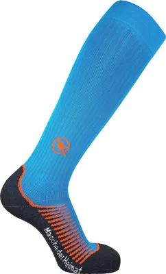 Produktbild von Miriquidi Bike run Socke azur fluoorange, 35/38