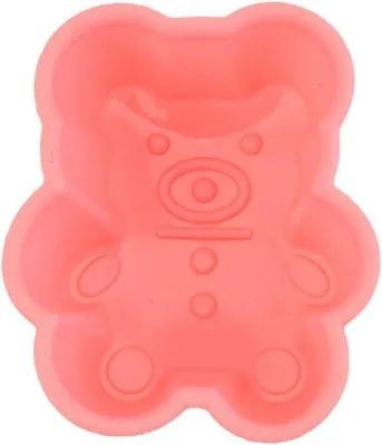 Produktbild von Famanu Backform Bärenform - rosa Silikon