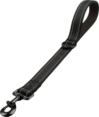 Produktbild von Krátké výcvikové vodítko pro psy s reflexními prvky 45cm - černé