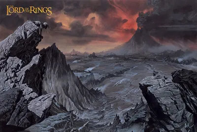Produktbild von The Lord of the Rings - Mount Doom - Poster Druck - Größe 91,5x61 cm