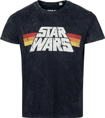 Produktbild von Star Wars T-Shirt Herren Vintage grau 4XL