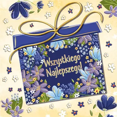Immagine prodotto di Buono regalo di compleanno "Fiorale" 15 x 15 cm
