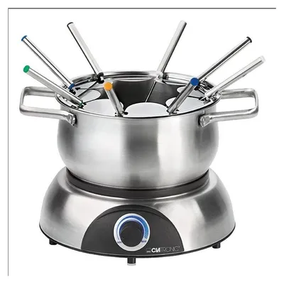 Image de Set à fondue électrique 1400 W Inox Clatronic FD3783-Inox