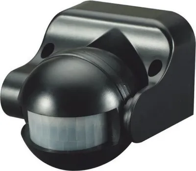Produktbild von Infrarot-Bewegungsmelder Schwarz 180° IP44