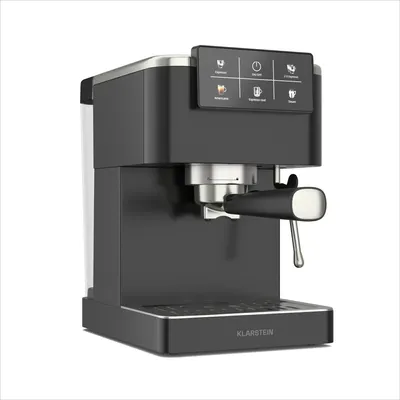 Obrázek produktu pro Klarstein SteelPresso kávovar s portafiltrem, Dotykový displej, 20 bar, nerezová ocel