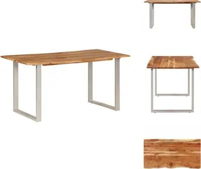 Produktbild von vidaXL Esstisch 154x80x76 cm Massivholz Akazie - Esstische