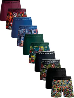 Image de Muchachomalo Boxers Hommes - Lot de 10 - Coton Stretch - Sous-vêtements Confortables - Taille L - U-REMIX1010-24