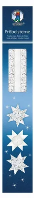 Produktbild von URSUS Faltpapierstreifen für Fröbelsterne, hochweiß/silber
